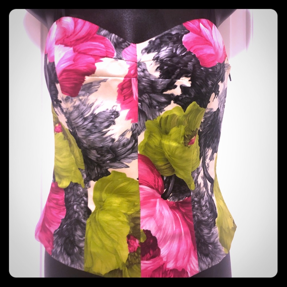 Milly -Floral corset camisole top
